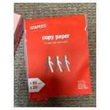 Large Lot of Staples Copy and Multipurpose Paper Assorted Sizes and Colors