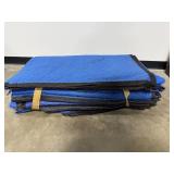 Set of 10 Blue Quilted Moving Blankets