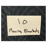 Set of 10 Moving Blankets