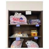 Brown Tall Wooden Bookshelf with 5 Shelves - contents not included