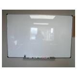 72x48 Inch Wall-Mounted Magnetic Whiteboard with Markers and Eraser