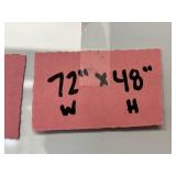 72x48 Inch Wall-Mounted Magnetic Whiteboard with Markers and Eraser