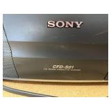 Sony CFD-S01 CD Radio Cassette-Corder and SuperSonic SC-1082 9-Band Radio with Power Adapter