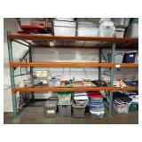 Heavy Duty Industrial Warehouse Pallet Racking with Wire Decking - you disassemble - contents NOT included