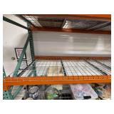 Heavy Duty Industrial Warehouse Pallet Racking with Wire Decking - you disassemble - contents NOT included