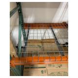 Industrial Warehouse Pallet Racking 96x126x36 Inches with Wire Decking - contents not included - you disassemble