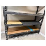 Heavy Duty Metal Storage Rack 72x77x24 Inches with 4 Shelves - you disassemble & move