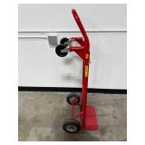 Milwaukee Heavy Duty Red Hand Truck Dolly with Pneumatic Wheels