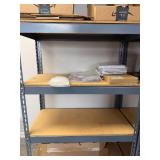 Metal Storage Shelf 72x36x18 Inches with Adjustable Shelves - you disassemble & move - contents NOT included