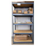 Metal Storage Shelf 72x36x18 Inches with Adjustable Shelves - you disassemble & move - contents NOT included