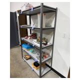 Steel Shelving Unit with Contents Not Included - you disassemble & move - contents NOT included