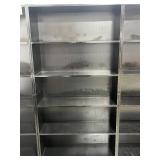 Black Storage Shelf 71x35.5x12 Inches