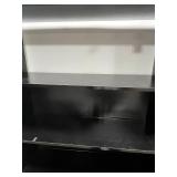 Black 5 Shelf Bookcase 71x35.5x12 Inches