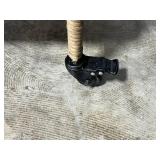 Wicker Serving Cart with Handle and Caster Wheels