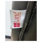 Lane Black Leather Executive Office Chair with Adjustable Height