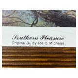 Pair of Signed & Numbered Wild Turkey Art Prints - Southern Pleasure by Joe C. Michelelet and Who