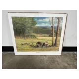 Pair of Signed & Numbered Wild Turkey Art Prints - Southern Pleasure by Joe C. Michelelet and Who
