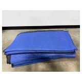Set of 10 Blue Quilted Moving Blankets