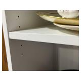 White 3-Shelf Bookcase 40 in x 36 in x 12 in - contents not inc