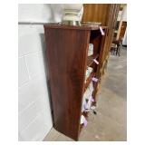 Wooden Bookcase with Four Shelves, 48 Inches Tall - contents not included