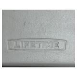 Lifetime Folding Plastic Table with Carry Handle