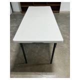 Lifetime Fold-In-Half Portable Plastic Table