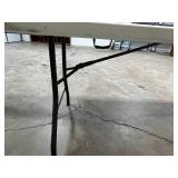 6 Foot Folding Table with Carry Handle