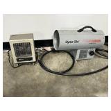 Dyna-Glo 40000 BTU Propane Heater and Titan Fan Forced Convection Heater Set