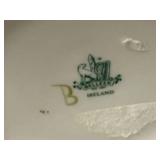 Set of 3 Belleek Ireland Porcelain Pumpkin Tealight Holders