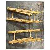 Collection of Home Decor Racks and Wall Accents including Hadley Collection and IKEA Frame