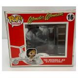 FUNKO POP! #16 WONDER WOMAN With Invisible Jet (NIB)