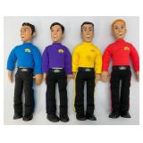 Four Vintage Collectible Wiggles Talking/Singing Dolls