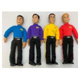Four Vintage Collectible Wiggles Talking/Singing Dolls