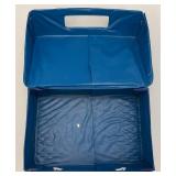 Vintage 24 Miniature Die Cast Car Carrying Case With Misc. Vintage Cars