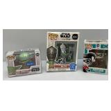 Misc. STAR WARS FUNKO POPS! (NIB)