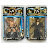 Vintage Collectible Wrestling  Classic Super Stars Including The ROCK And The UNDERTAKER (NEW OLD STOCK)