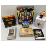 Misc. Table Card Games Including Harry Potter, PEZ Dispensers And More