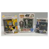 Misc. FUNKO POPS! Including STAR WARS IG-11 With T-Shirt (M) And More (NIB)