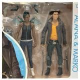 Saga Alana & Marco 2 Pack Action Figures Set Skybound Exclusive (New Old Stock) Mcfarlane Toys