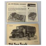 Very Old MONOGRAM Brand Military Model Kits In Original Boxes (Seem To Be Complete)