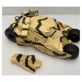 Vintage Mcfarlane Batman "The Dark Knight Rises" Camoflage TUMBLER Gold Label DC Universe 18" x 10" x 7"