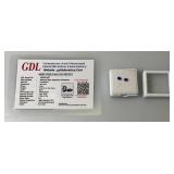 GDL Laboratory Natural Blue Sapphire Gemstones (Cuorundum) 4x3MM .30Ct  +/- For 2 Pcs. Oval Cut In Protective Cases
