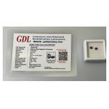 GDL Laboratory Natural Blue Sapphire Gemstones (Cuorundum) 4x3MM .30Ct  +/- For 2 Pcs. Oval Cut In Protective Cases