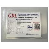 GDL Laboratory Natural Blue Sapphire Gemstones  (Cuorundum) 4x3MM .40Ct  +/- For 2 Pcs. Emerald Cut In Protective Cases