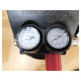 Husky 3 Gal. 120 PSI Portable Electric Oil-Free Light Duty Pancake Air Compressor with Fold Down Handle and 1-Quick Coupler