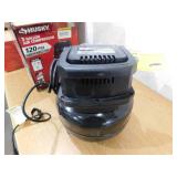 Husky 3 Gal. 120 PSI Portable Electric Oil-Free Light Duty Pancake Air Compressor with Fold Down Handle and 1-Quick Coupler