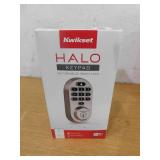 Kwikset HALO Satin Nickel Keypad WiFi Electronic Single-Cylinder Smart Lock Deadbolt featuring SmartKey Security