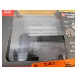 Kwikset Trafford Keyed Entry Handle and Single Cylinder Deadbolt Combo Pack featuring SmartKey Security in Matte Black