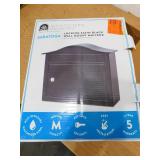 Architectural Mailboxes Saratoga Black, Medium, Steel, Locking Wall Mount Mailbox