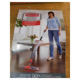 Rubbermaid Reveal Floor Spray Mop 14 in. Flat Mop with Microfiber Mop Head